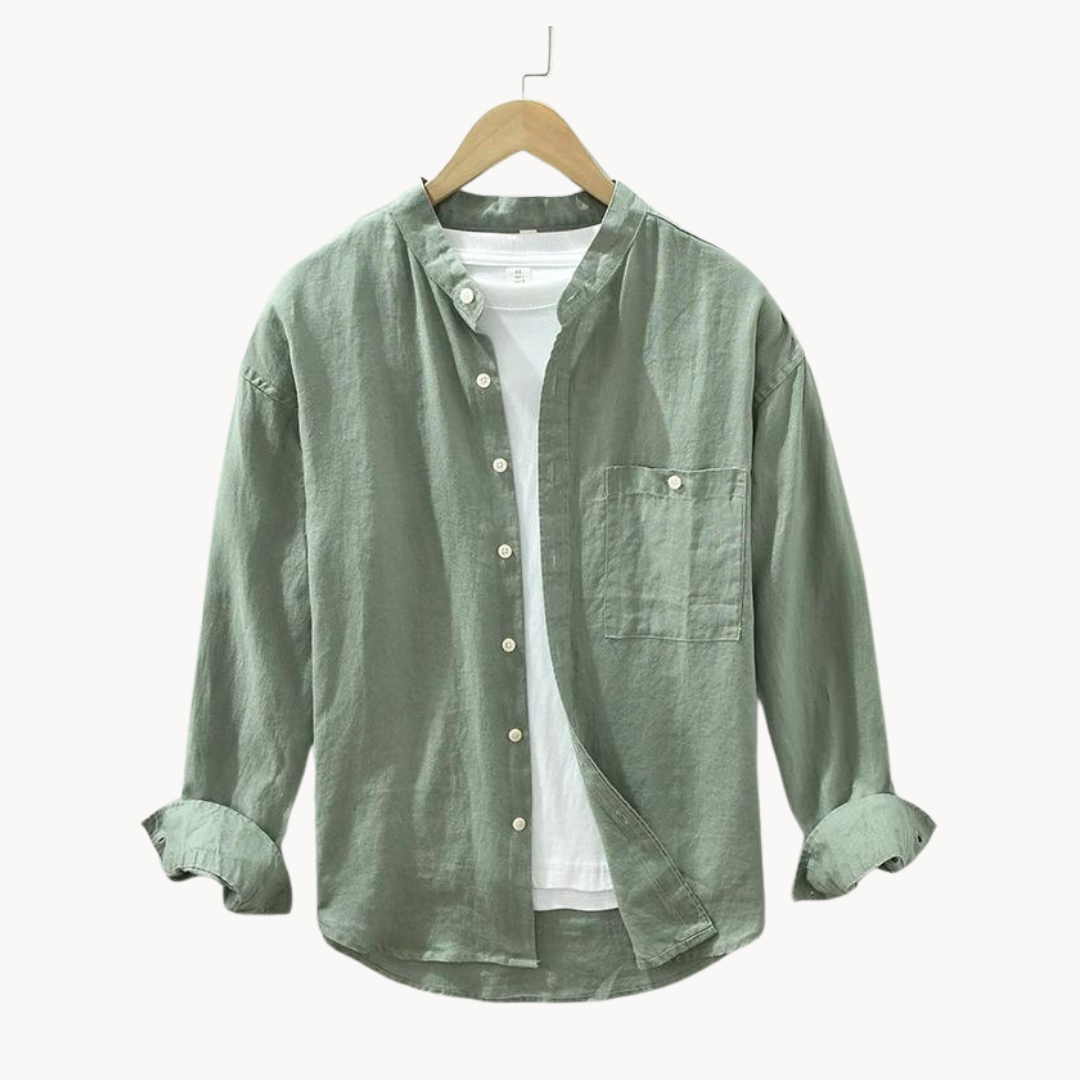 Linen Button-Front - Shirt