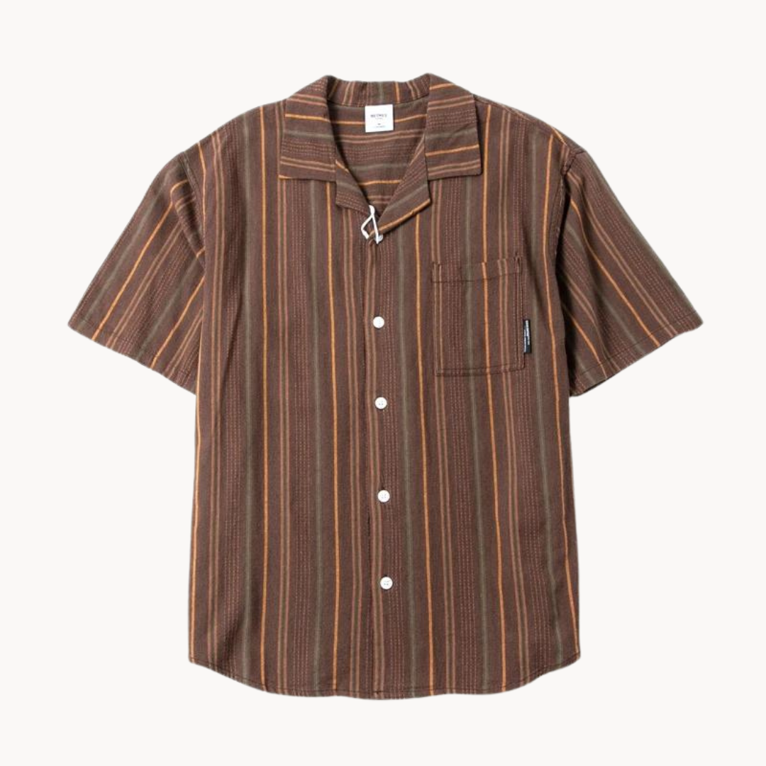 Cuban Collar Short Sleeve - Shirt