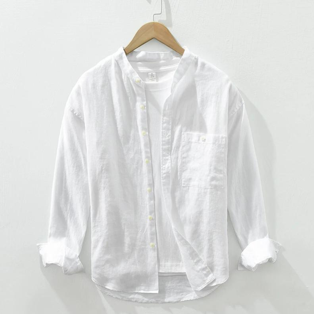 Linen Button-Front - Shirt