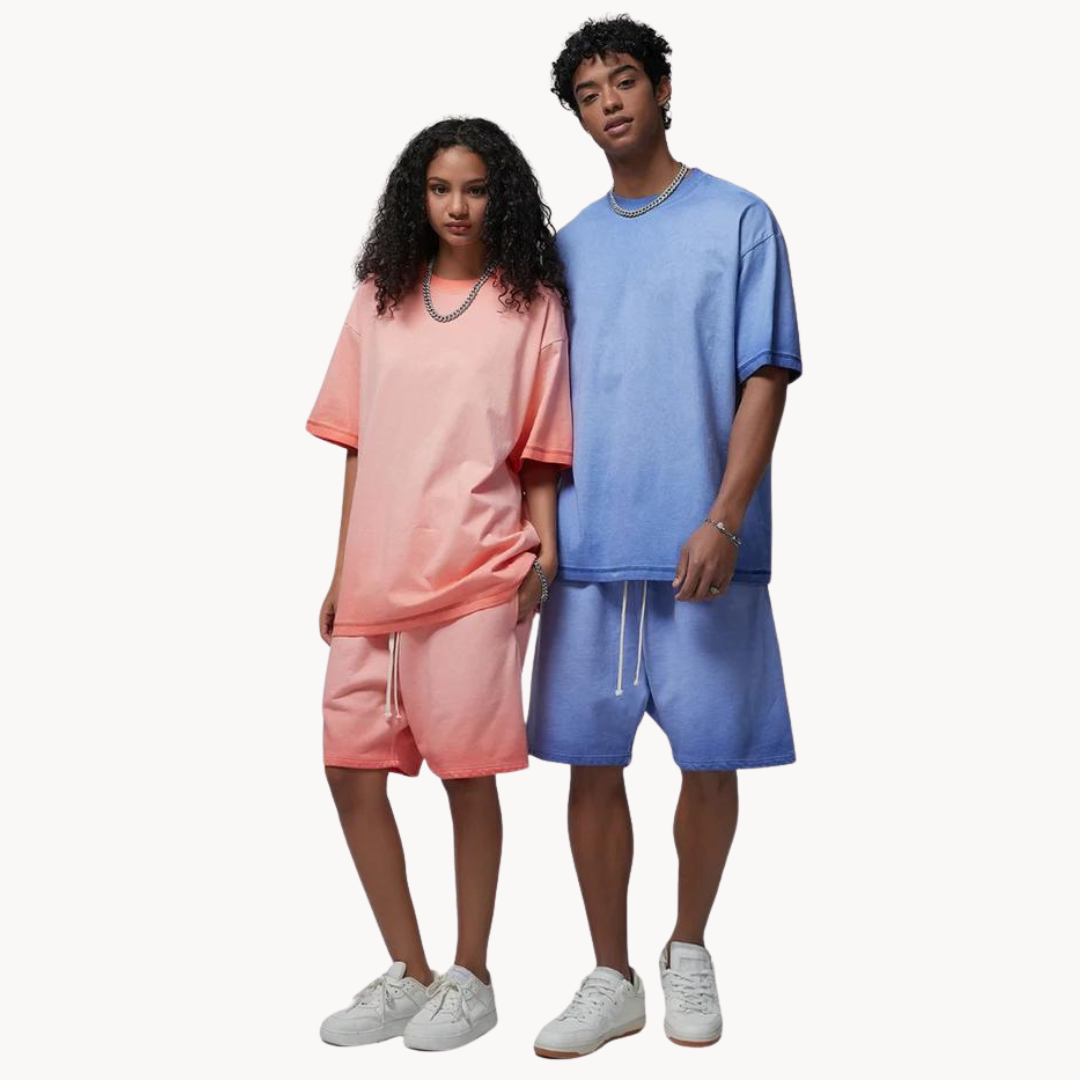 Stonewash Ombre - Two-Piece Set
