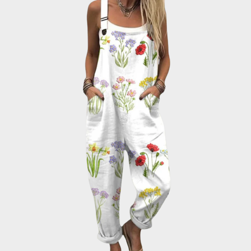 Sophia - Comfortable Printed Overalls