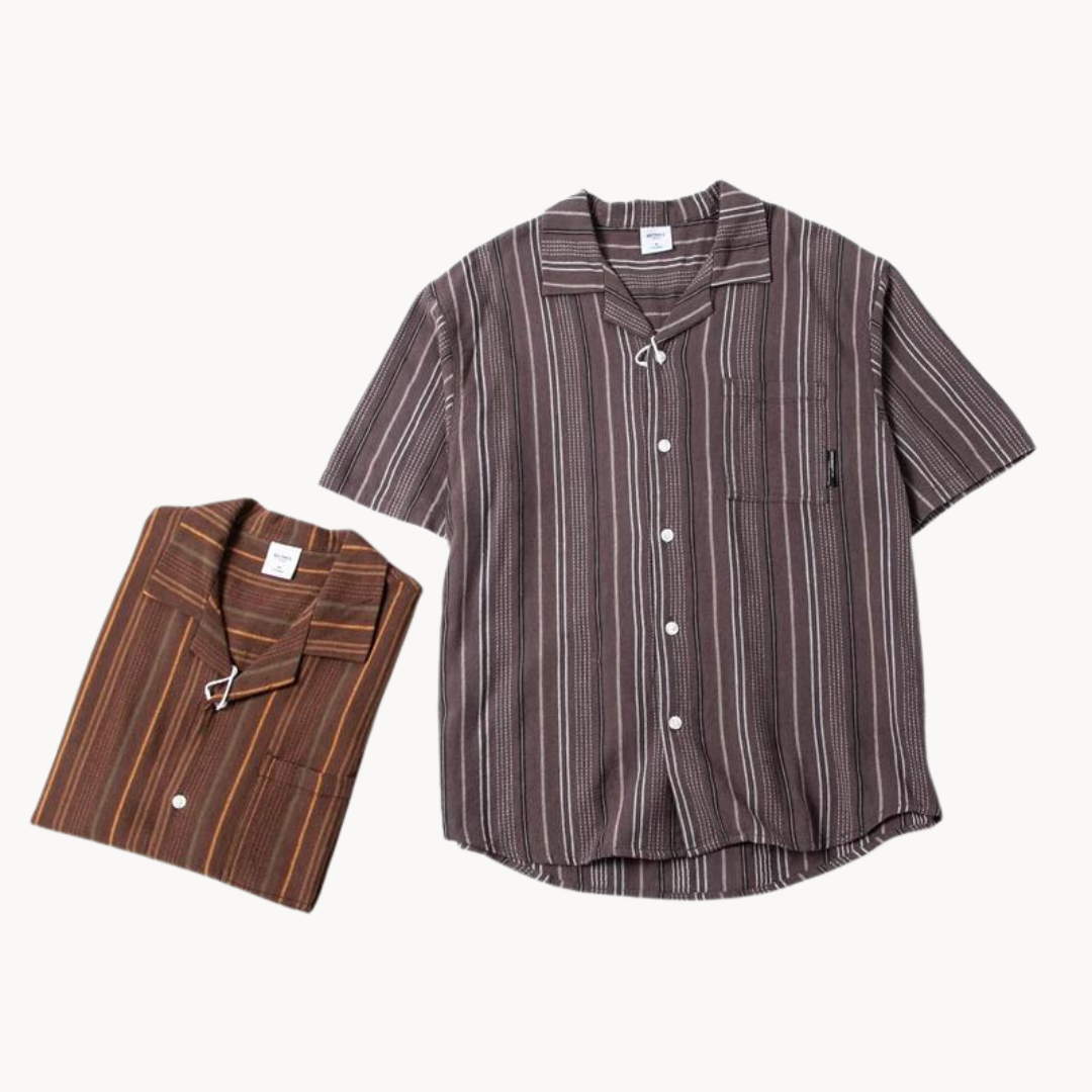 Cuban Collar Short Sleeve - Shirt