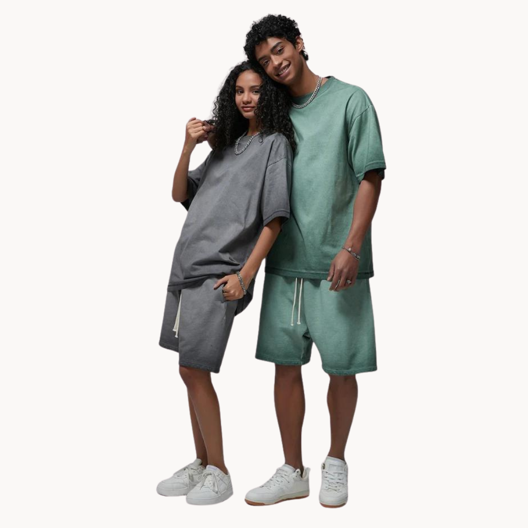 Stonewash Ombre - Two-Piece Set