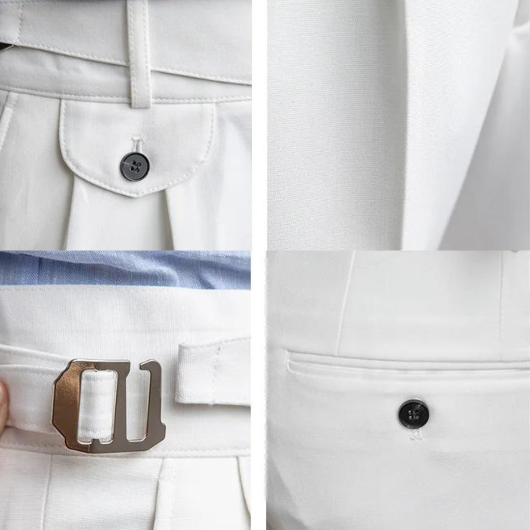 Pleated Tailored - Trousers