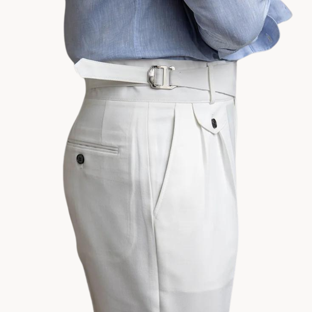 Pleated Tailored - Trousers