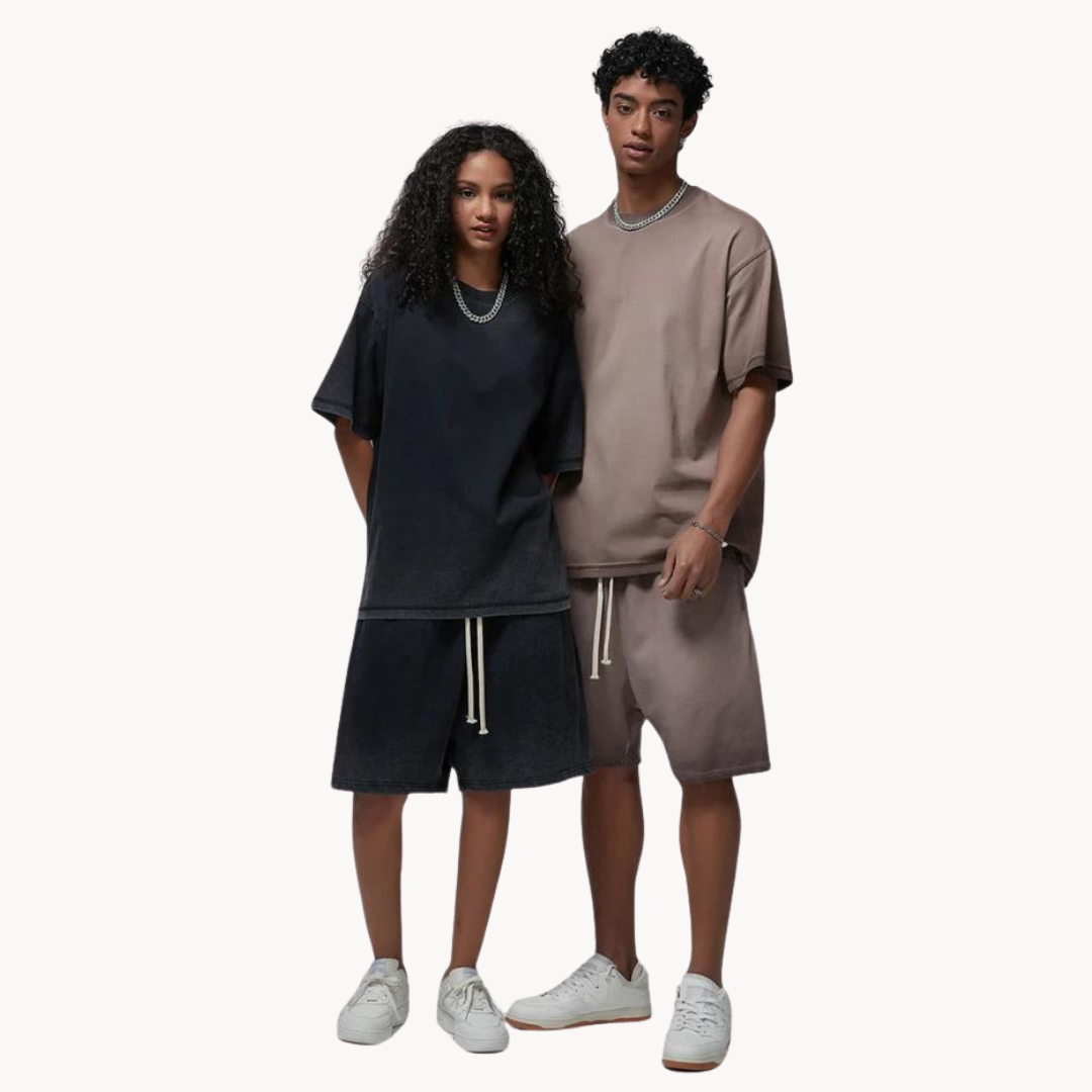 Stonewash Ombre - Two-Piece Set