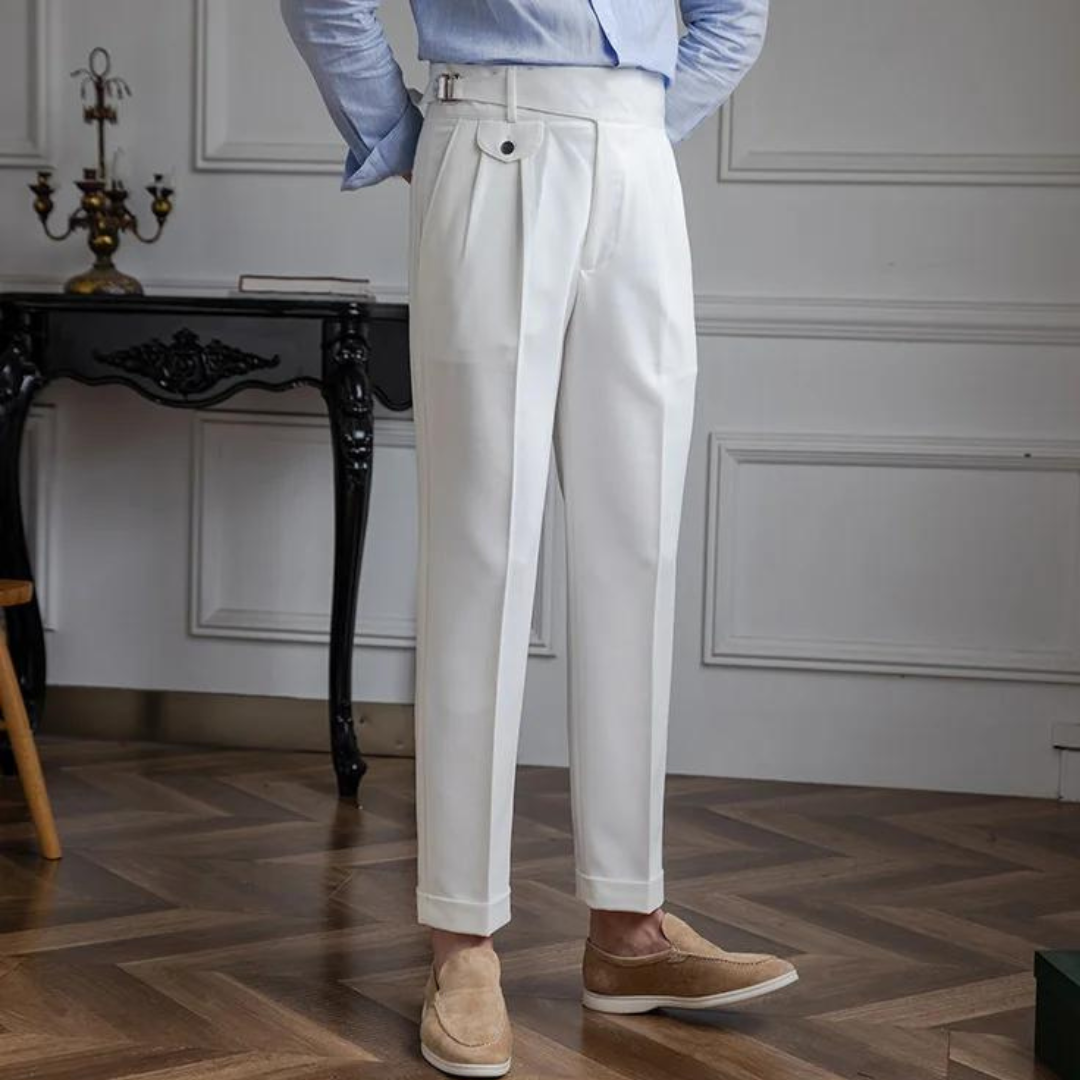 Pleated Tailored - Trousers