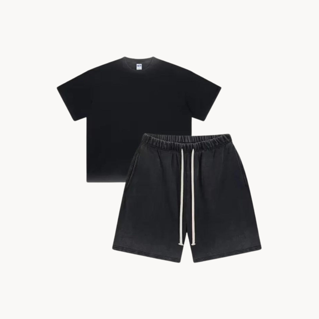 Stonewash Ombre - Two-Piece Set