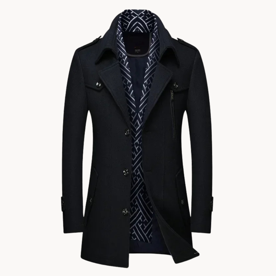 Knox Wool Overcoat - Coat