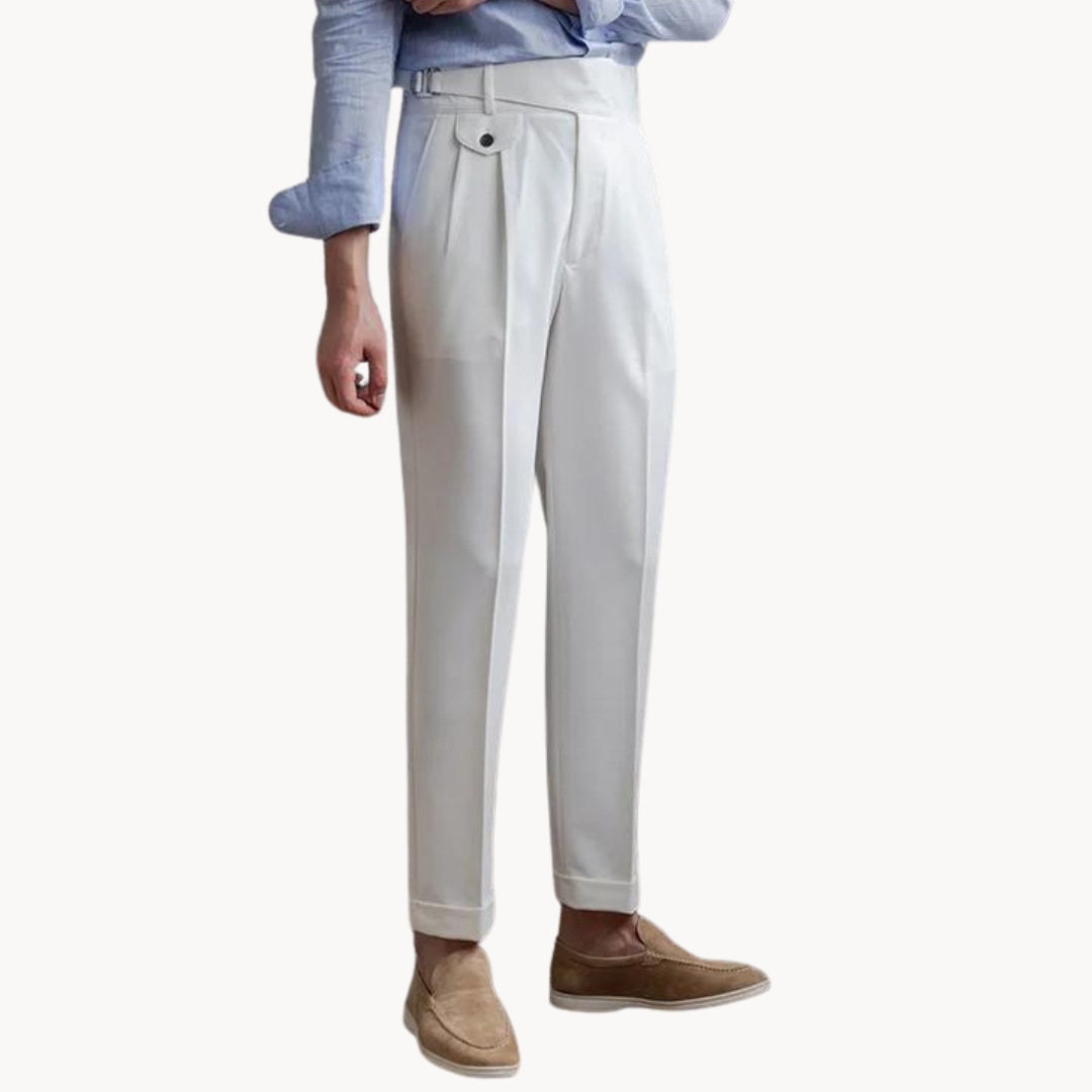 Pleated Tailored - Trousers