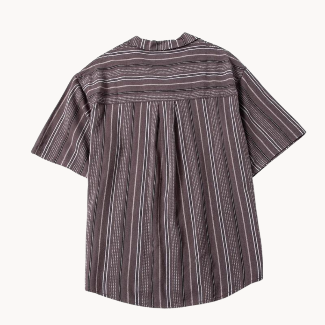 Cuban Collar Short Sleeve - Shirt