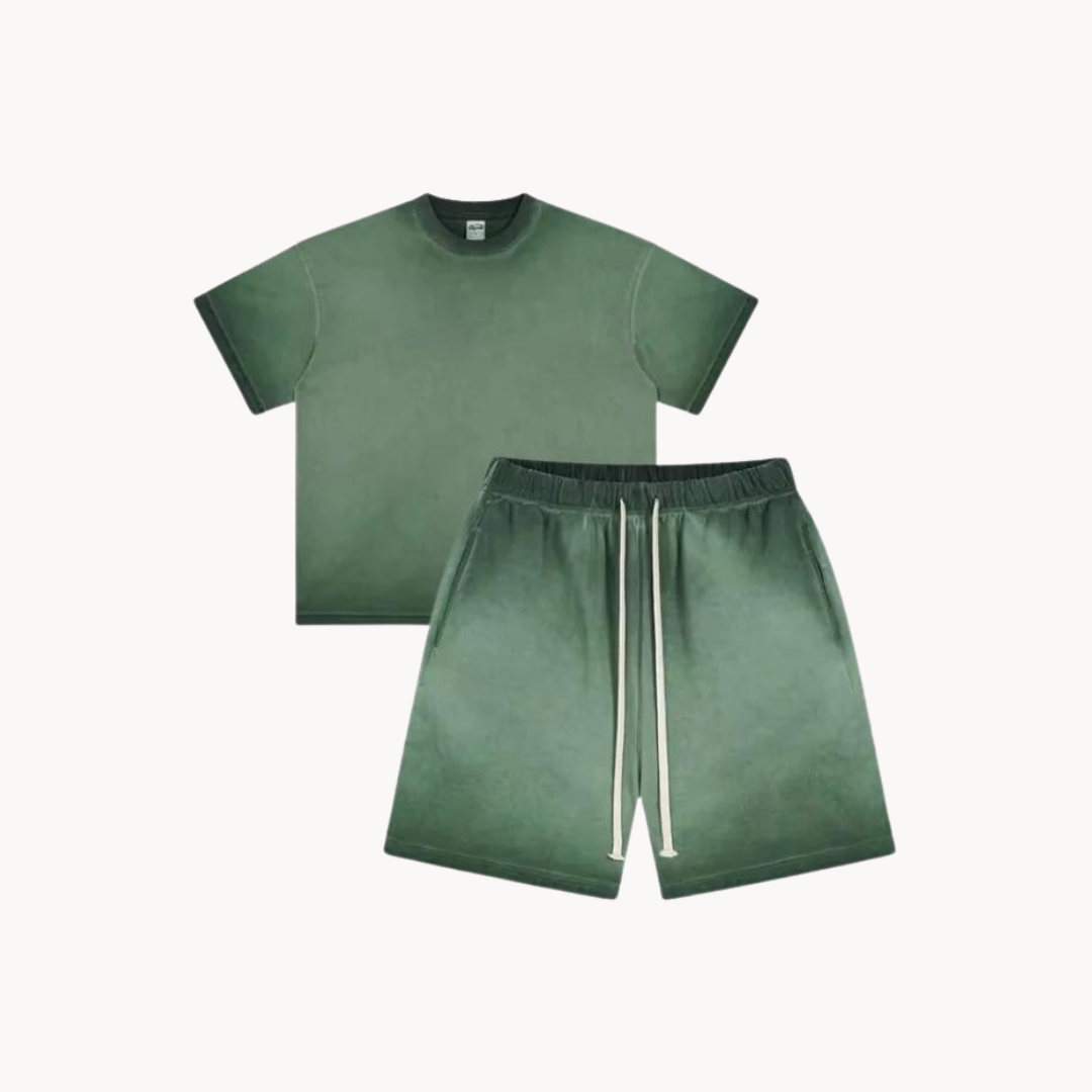 Stonewash Ombre - Two-Piece Set