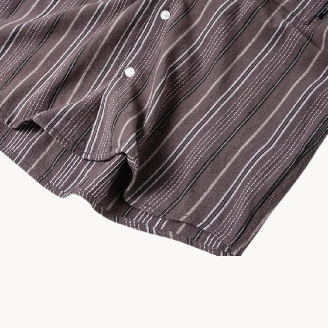 Cuban Collar Short Sleeve - Shirt