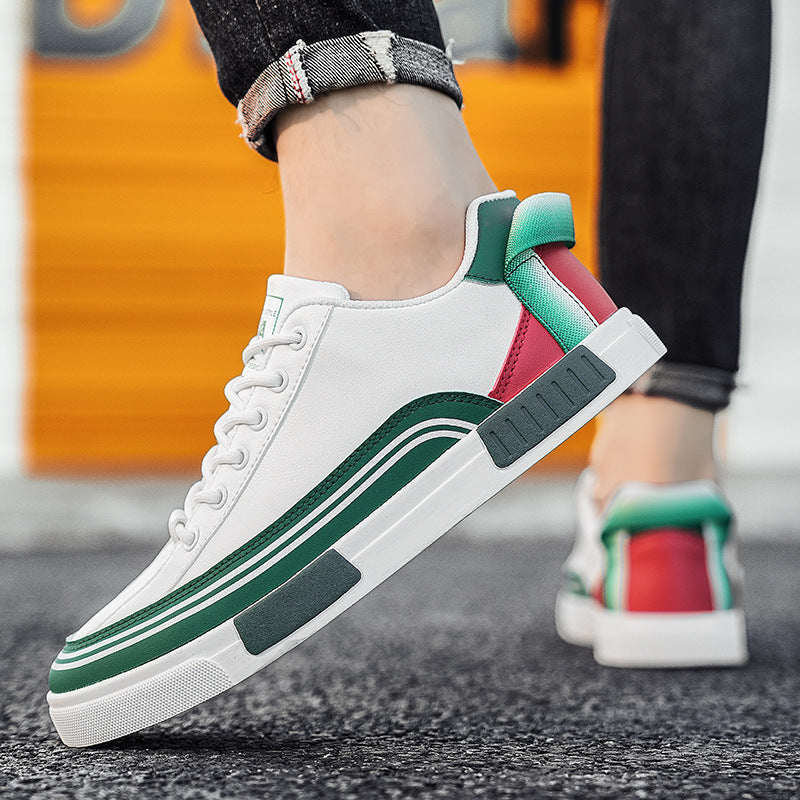 Minimal Leather Low-Top - Sneakers