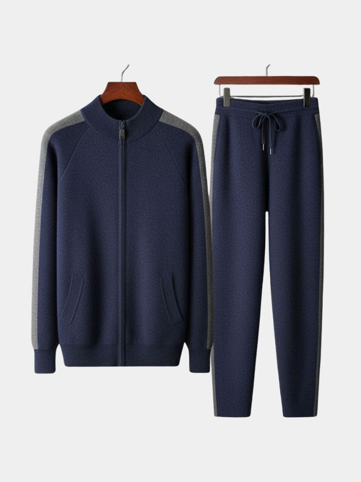 Navy Heritage Cashmere Set – Casa  Laro CASA LARO