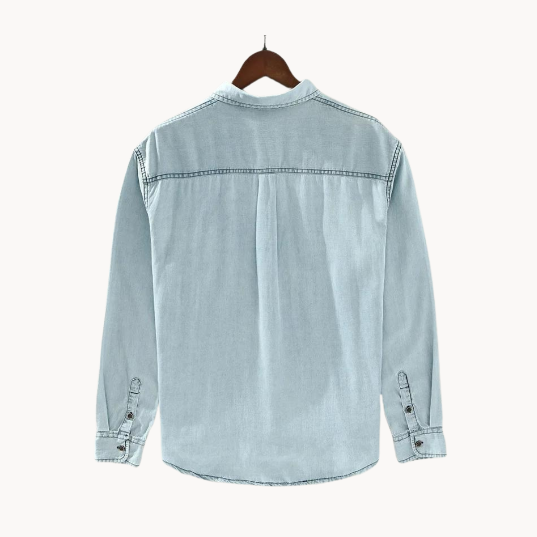 Chambray Western Button-Down - Shirt