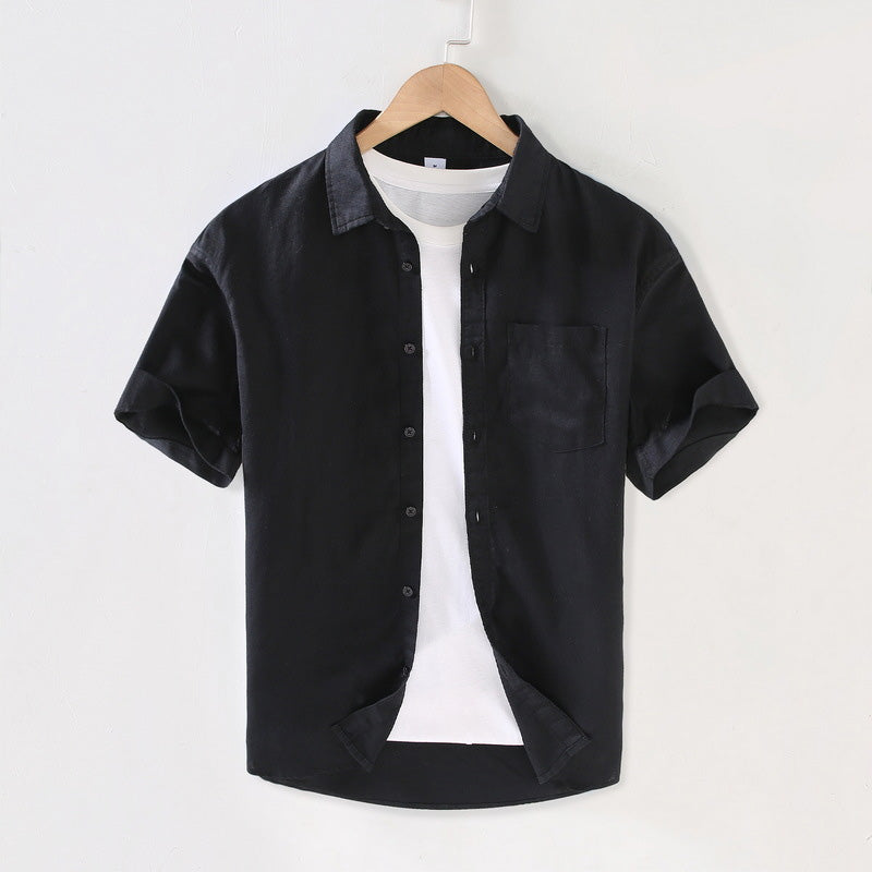 Matteo Linen Short Sleeve - T-Shirt