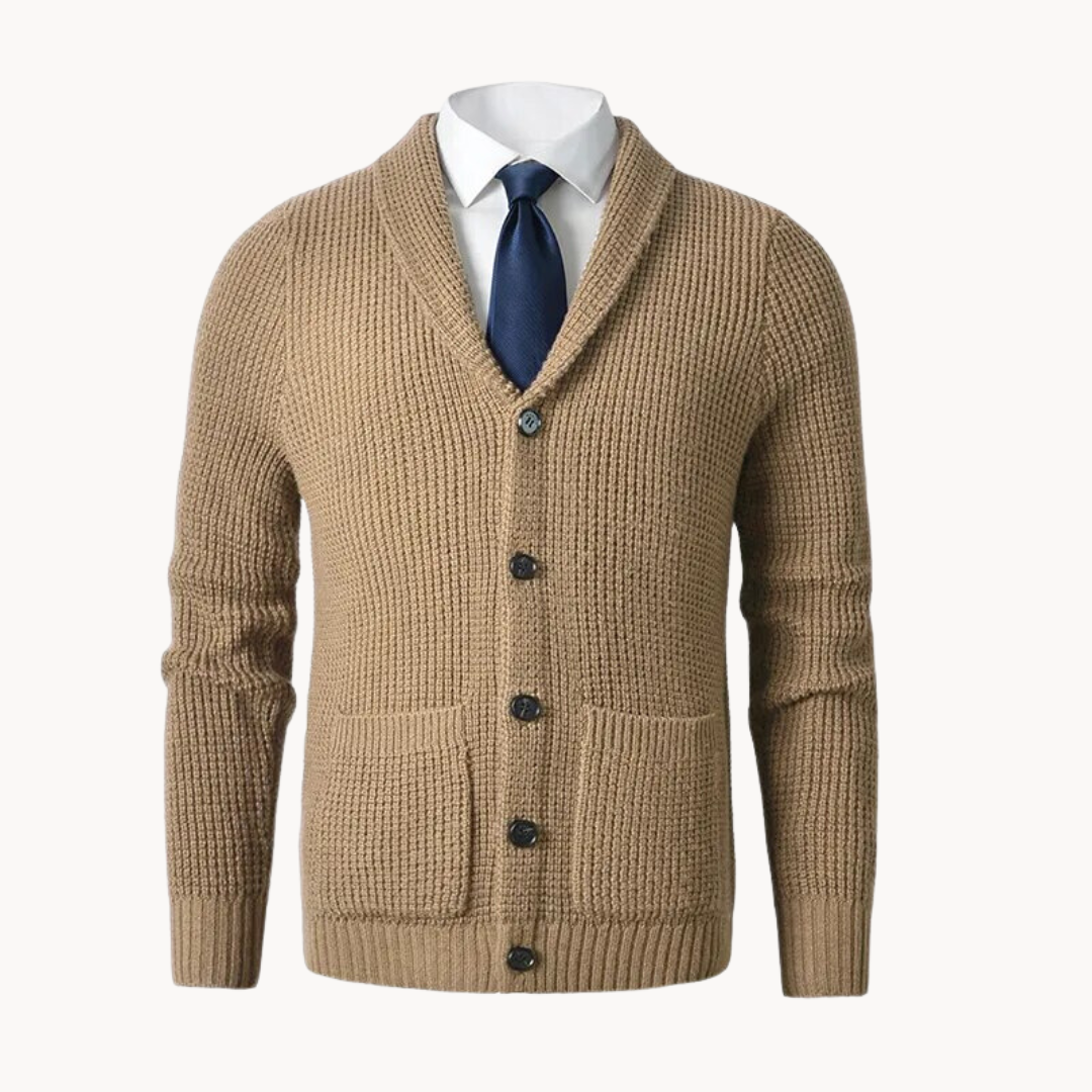 Shawl-Collar Pullover - Sweater