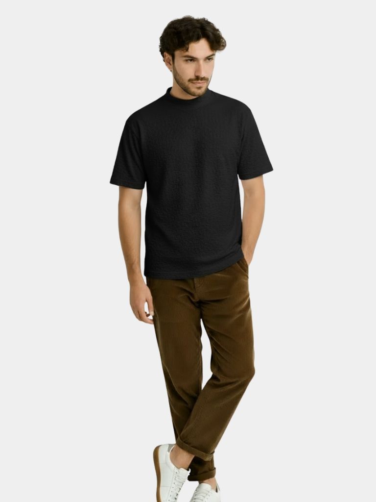 Casual Knit T-Shirt - Casa  Laro CASA LARO