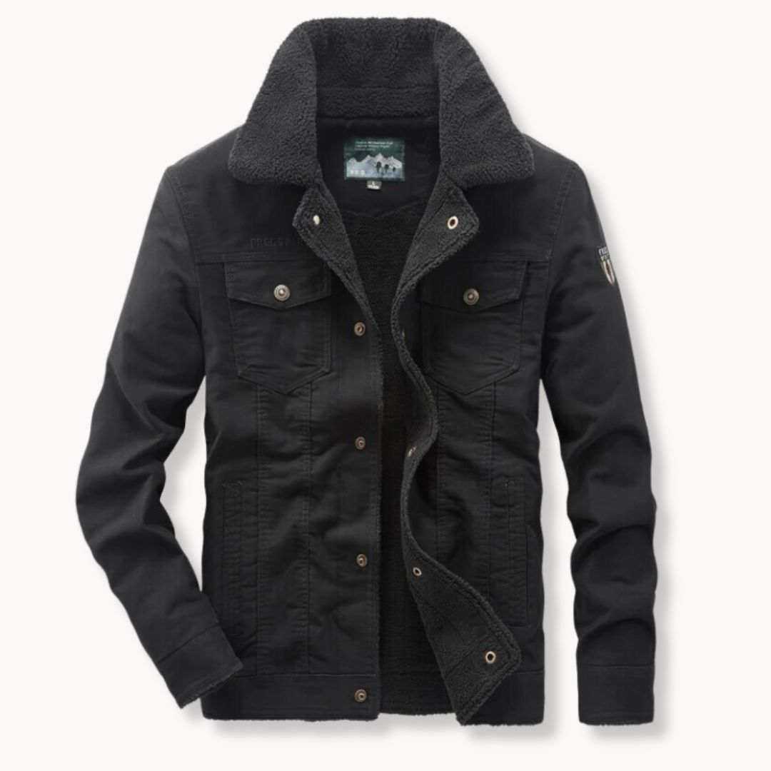 Sherpa Lined Faux Shearling - Jacket