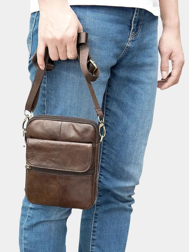 Essential Leather Shoulder Bag - Casa  Laro CASA LARO