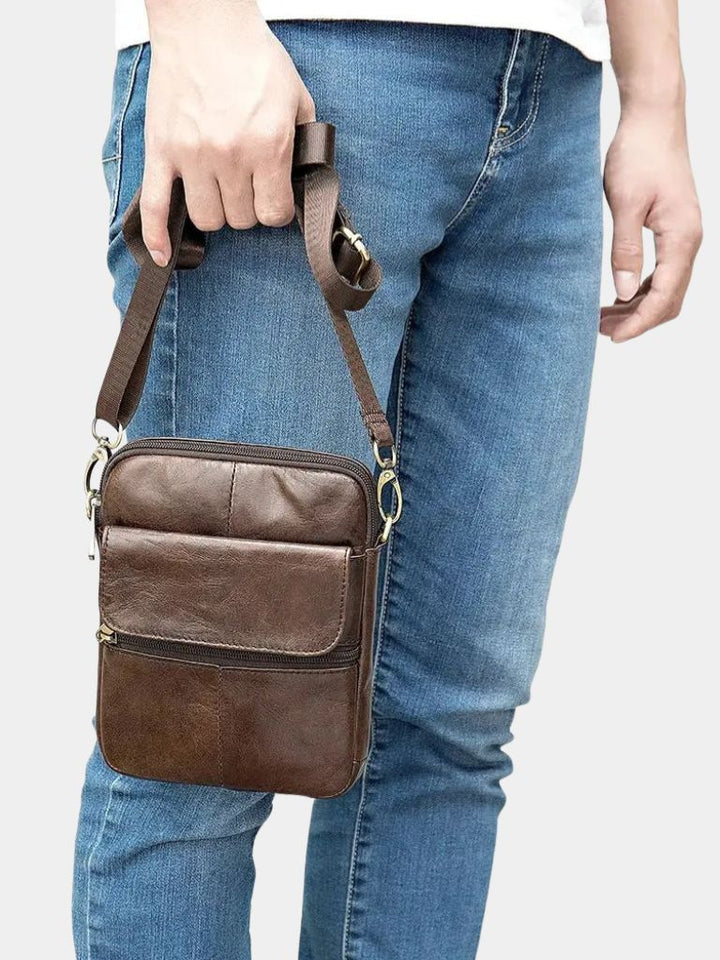 Essential Leather Shoulder Bag - Casa  Laro CASA LARO