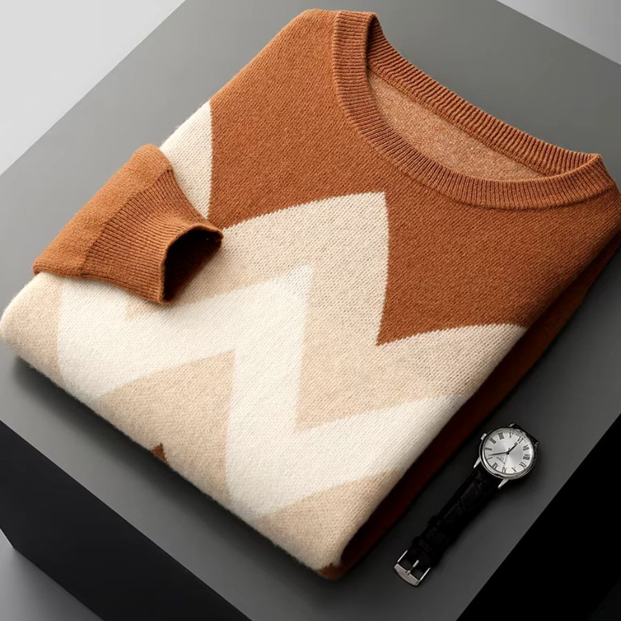 Solano Geometric Knit - Sweater