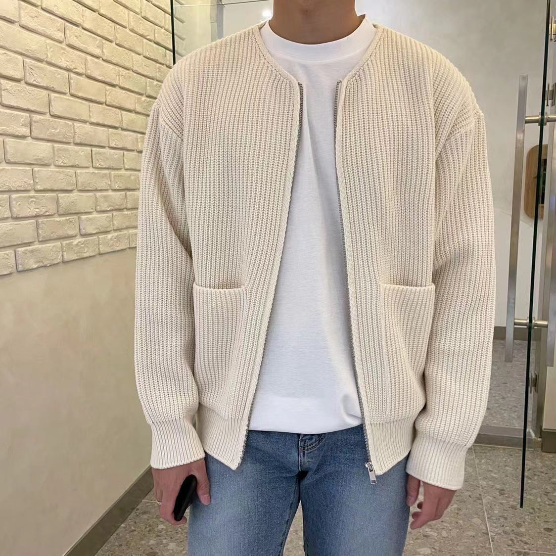 Marlowe Textured Knit - Cardigan