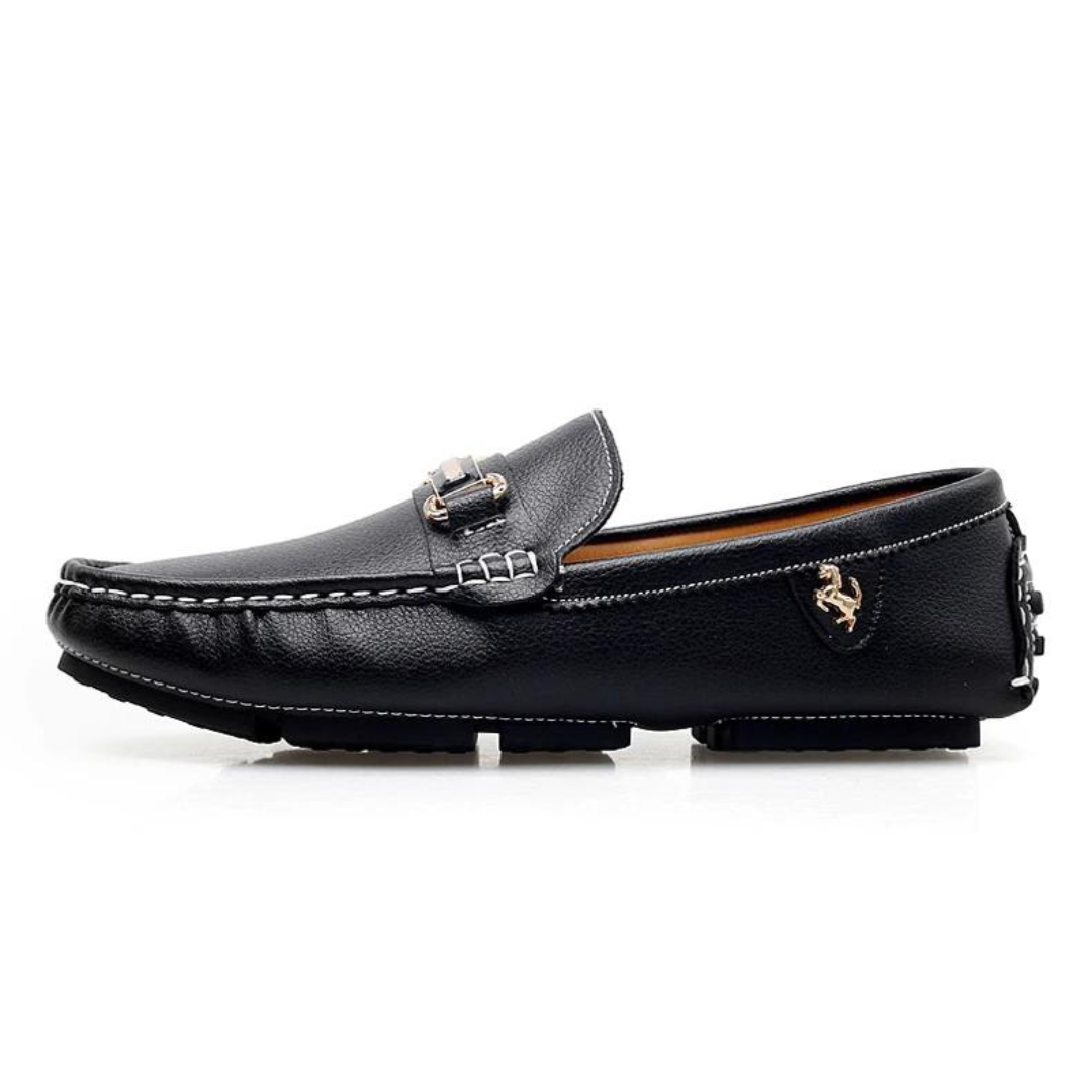 Genuine Leather Slip-On - Moccasins
