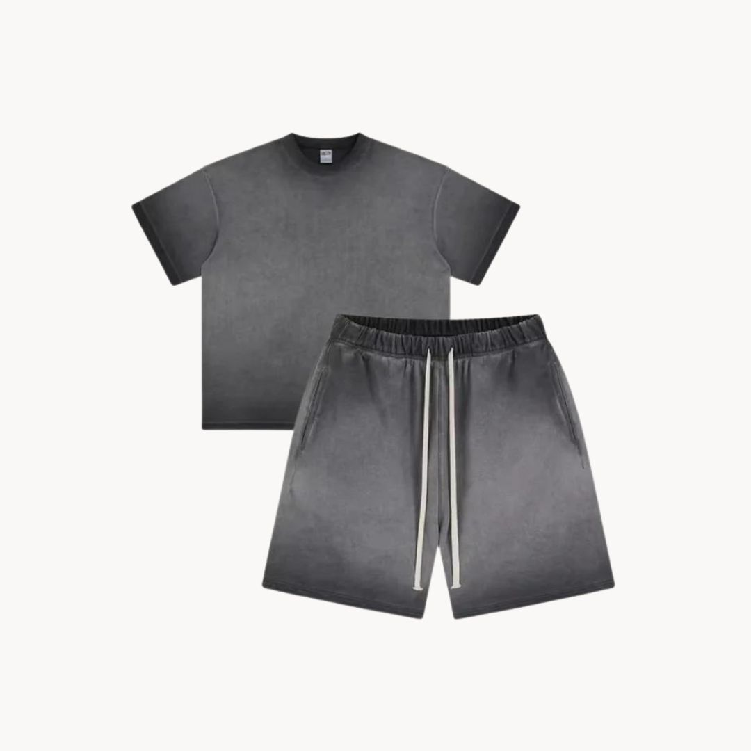 Stonewash Ombre - Two-Piece Set