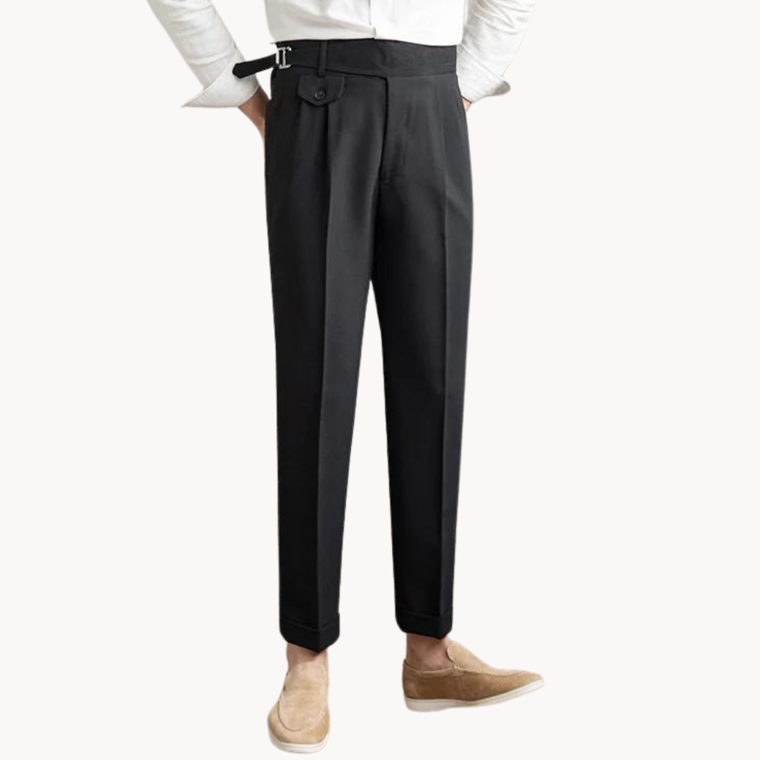 Pleated Tailored - Trousers
