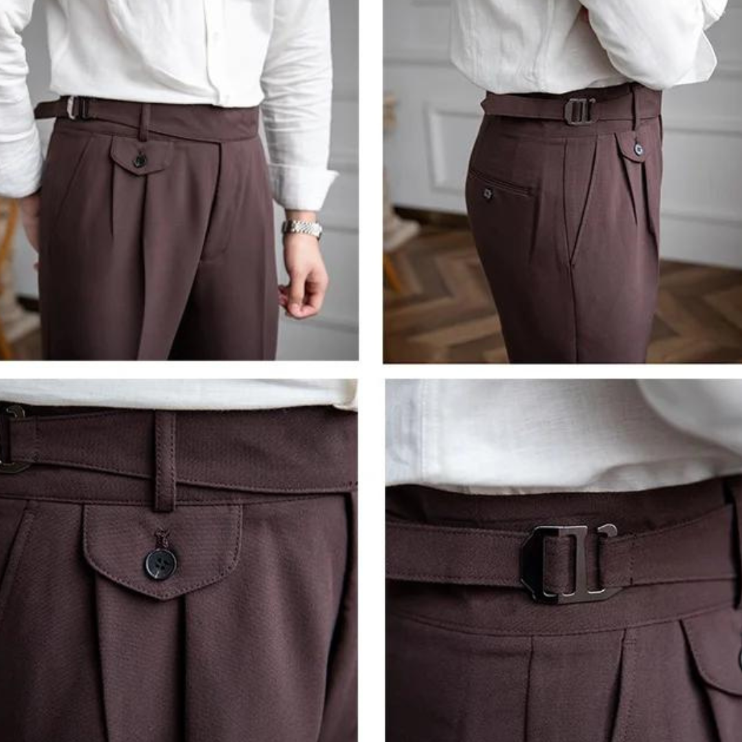 Pleated Tailored - Trousers