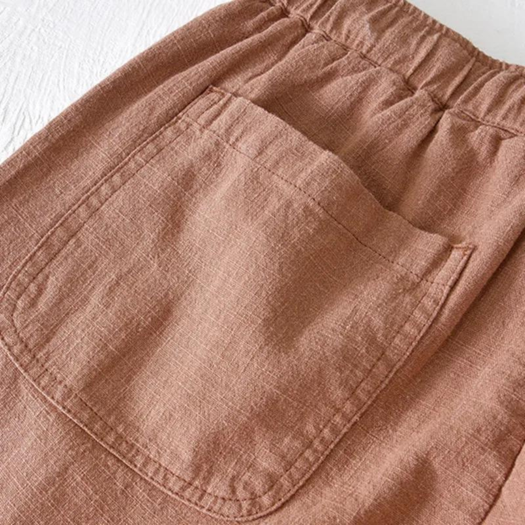 Cotton Linen Blend - Shorts