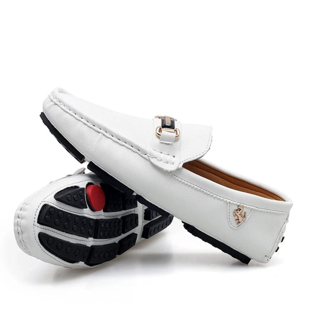 Genuine Leather Slip-On - Moccasins