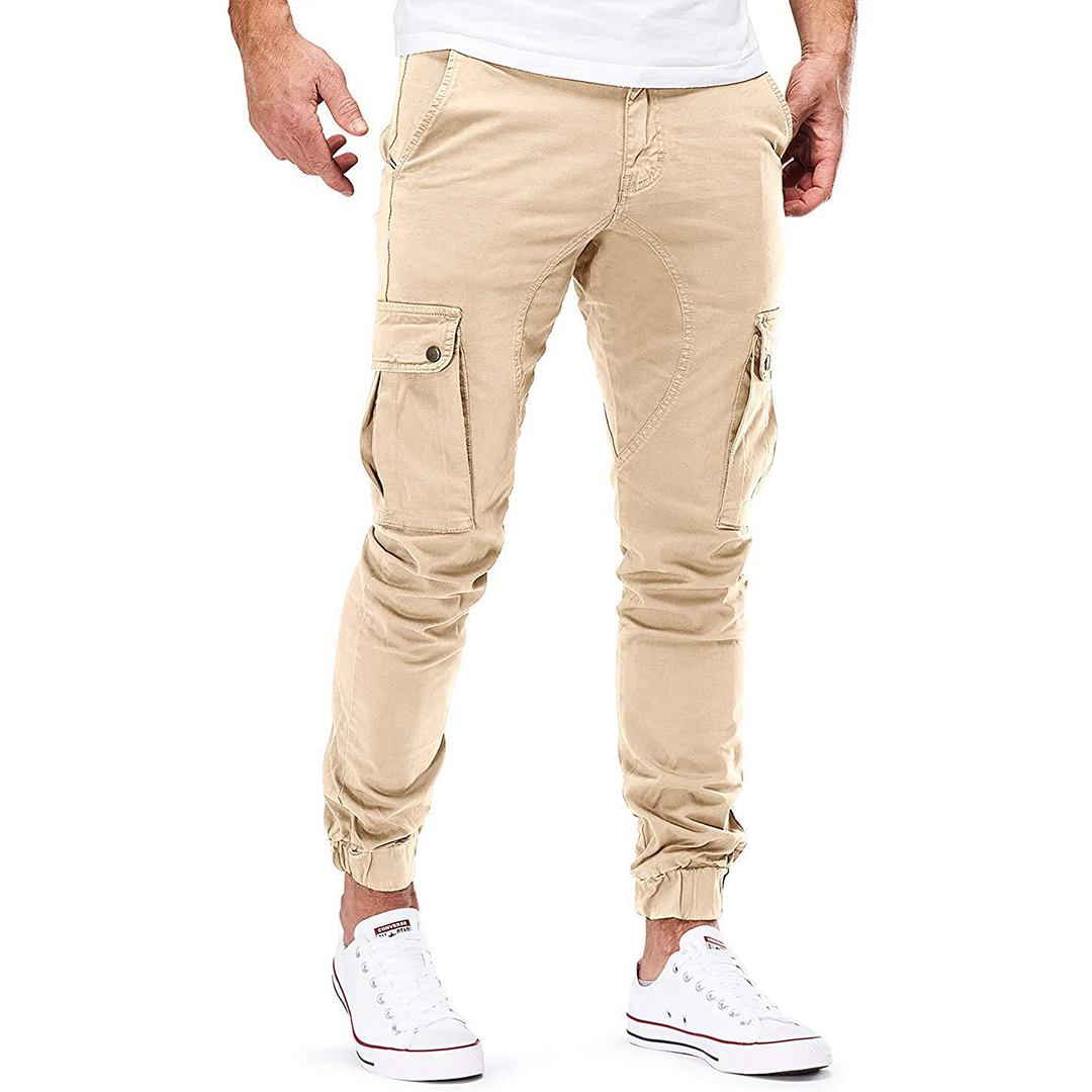 Cotton Relaxed Fit Cargo - Joggers