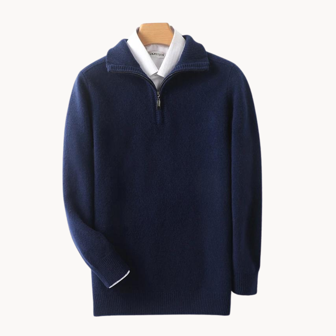 Merino Wool Quarter Zip - Sweater