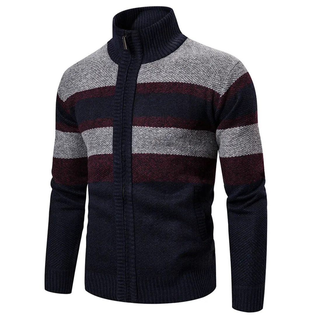 Striped Knit Crewneck - Sweater