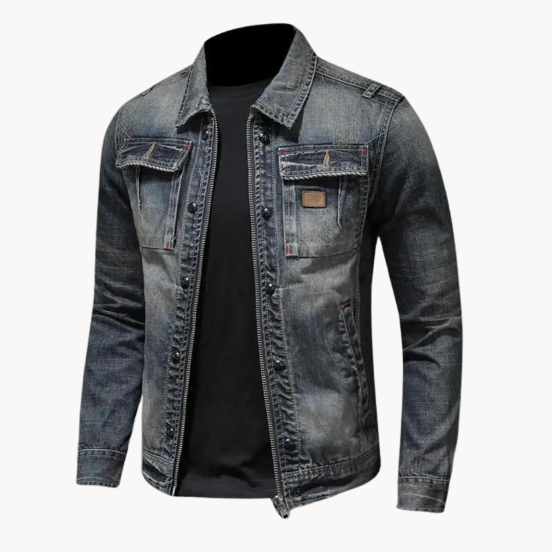 Redwood Washed Denim Trucker - Jacket
