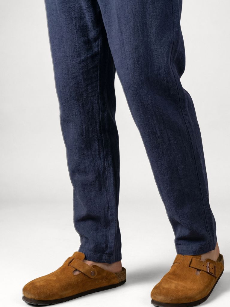 Azure Coast Linen Trousers - Casa  Laro CASA LARO