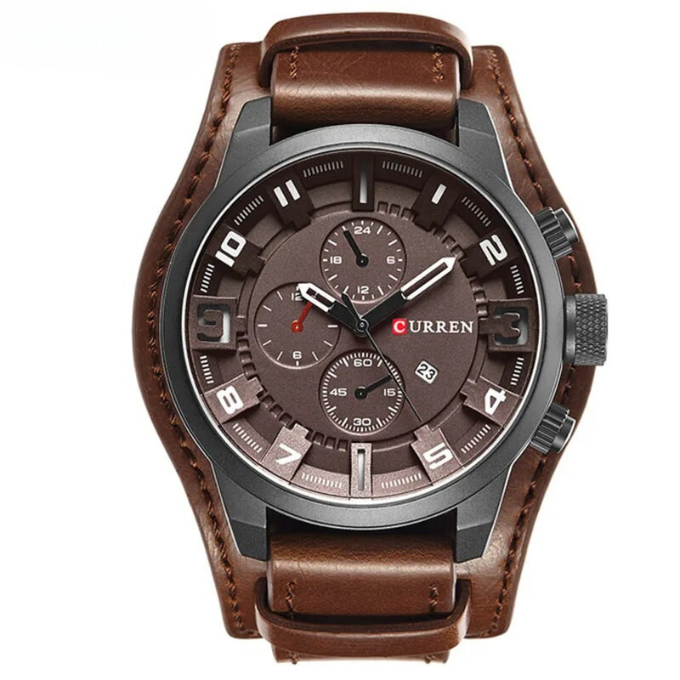 Stainless Steel Black Dial - Chronograph Watch