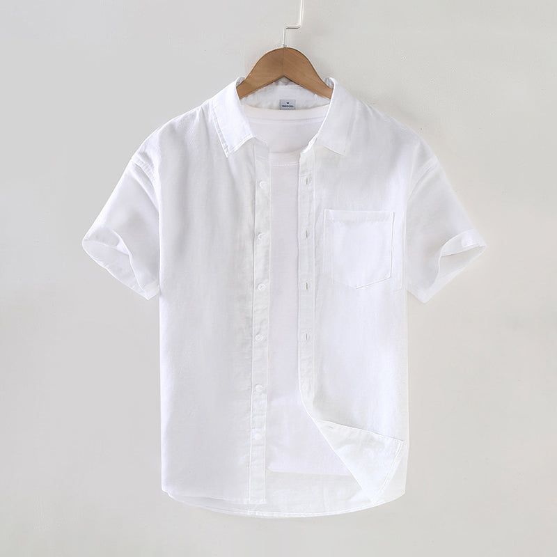 Matteo Linen Short Sleeve - T-Shirt