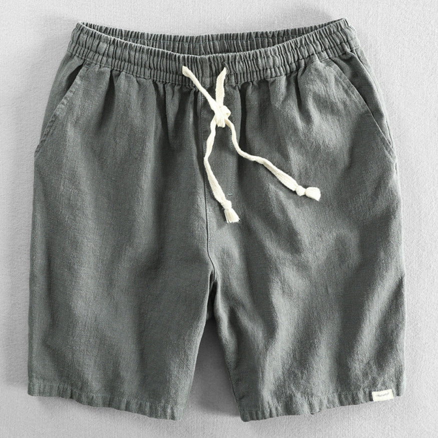 High-Rise Linen - Shorts