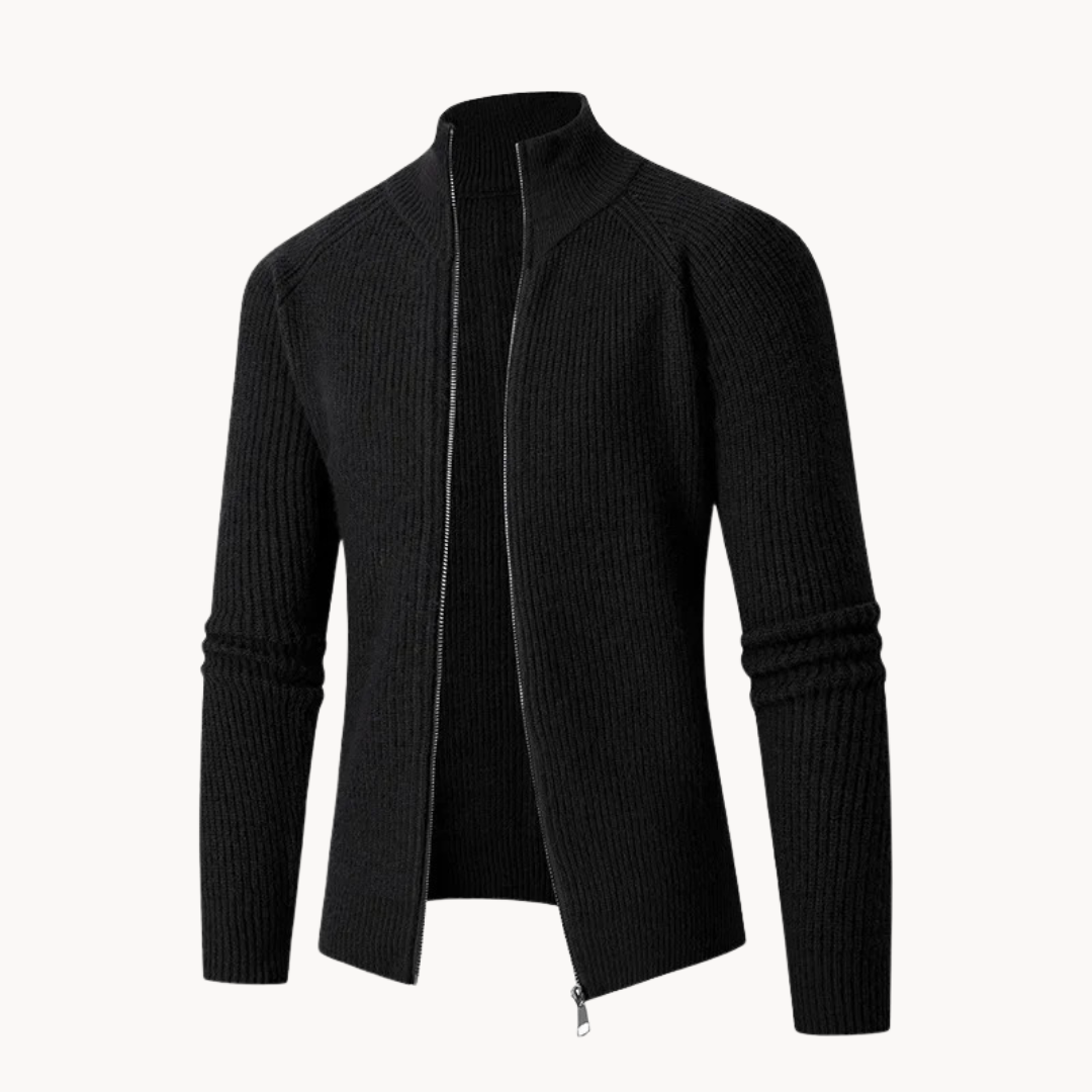 Everyday Zip Front Knit - Sweater