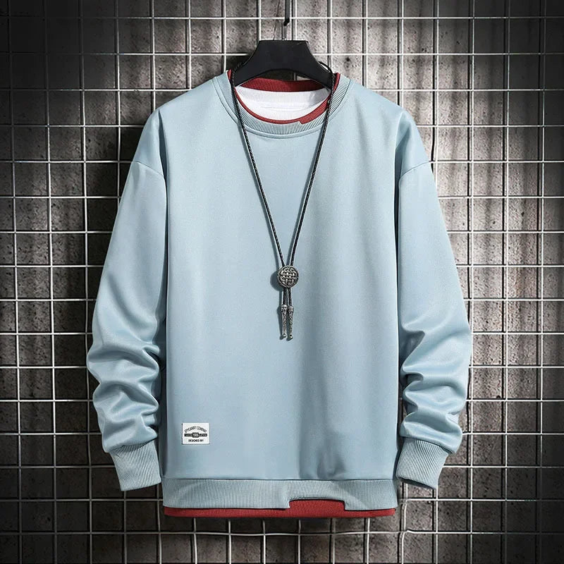 Eclipse Cotton-Blend Crewneck - Sweatshirt
