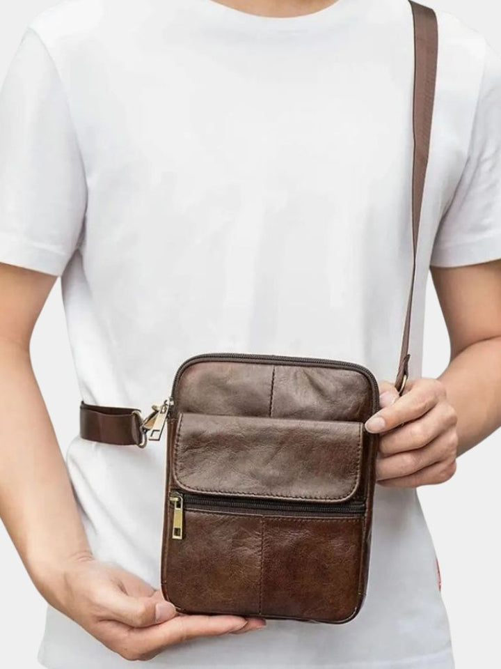 Essential Leather Shoulder Bag - Casa  Laro CASA LARO