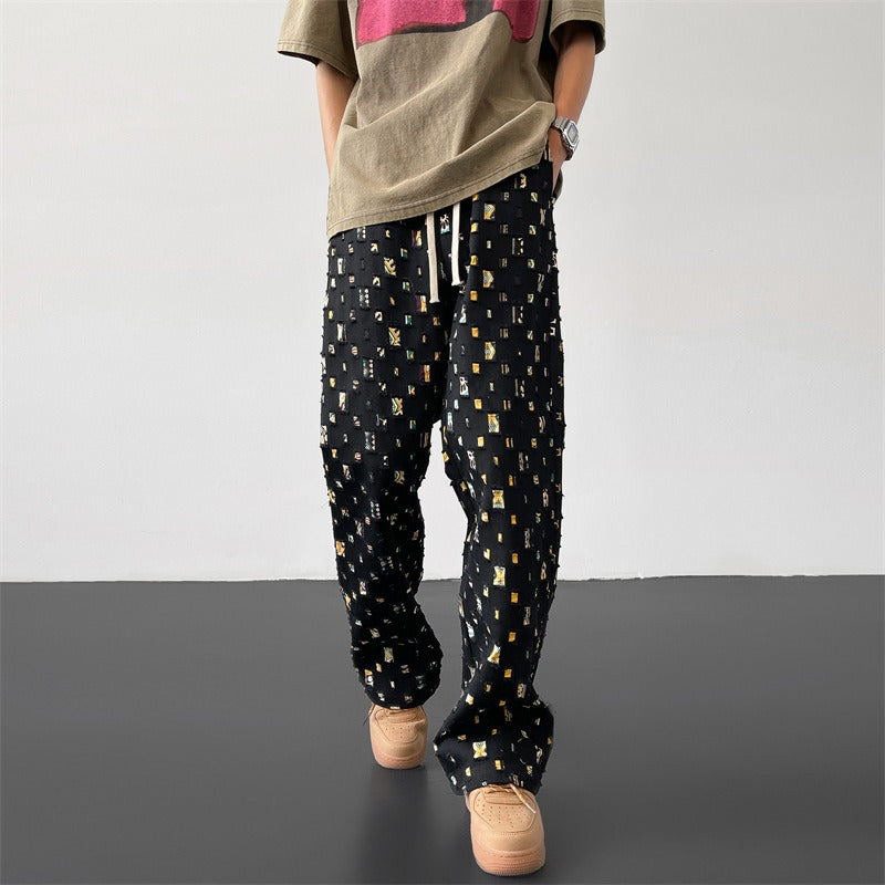 Ripped Patchwork - Pants