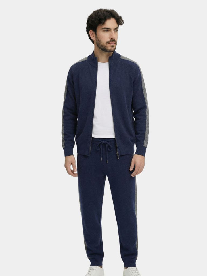 Navy Heritage Cashmere Set – Casa  Laro CASA LARO