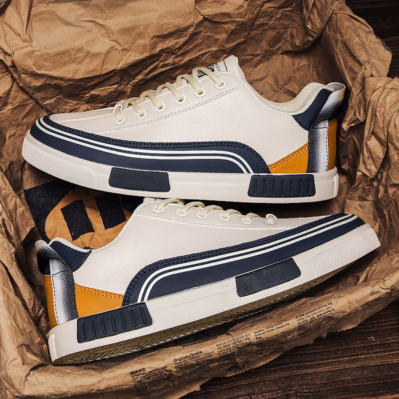 Minimal Leather Low-Top - Sneakers