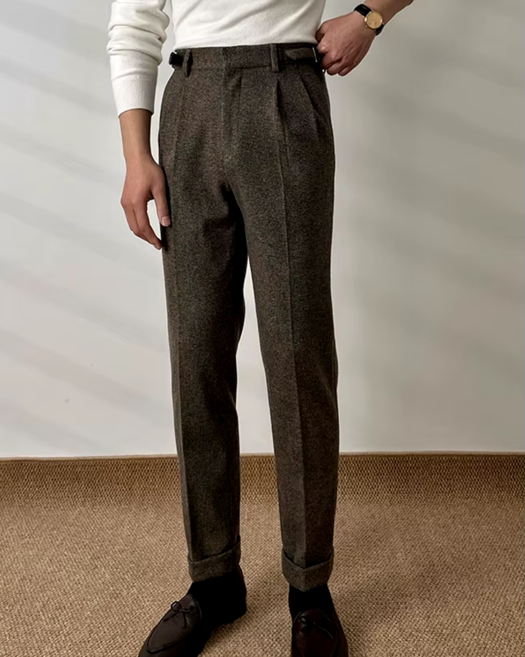 Tailored High-Waist - Trousers
