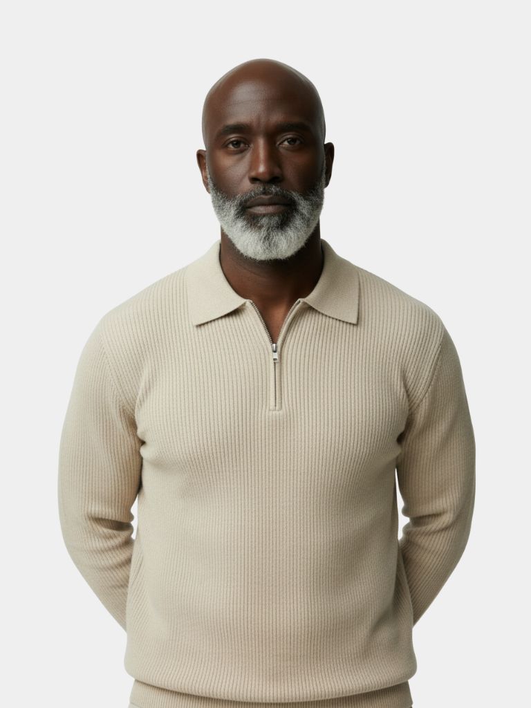 Essential Half Zip Sweater - Casa  Laro CASA LARO